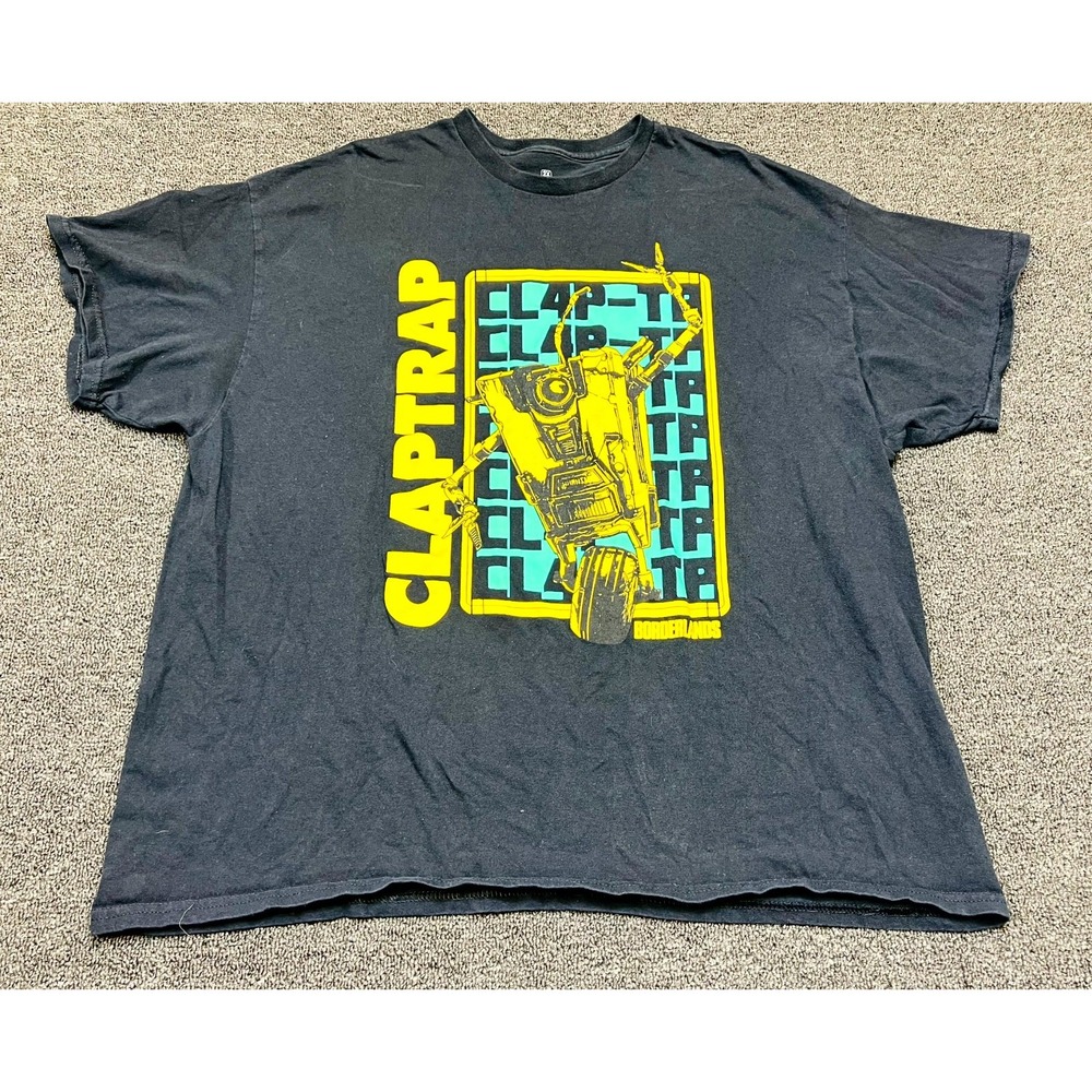 Ripple Junction T Shirt Mens 2X Black Borderlands Claptrap Video Game Graphic - Picture 2 of 6